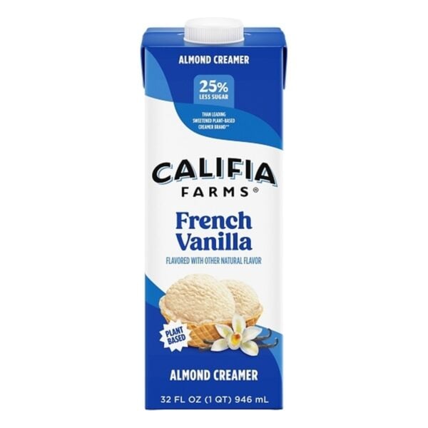 Califia Farms Vanilla, Almond Creamer, 32 OZ