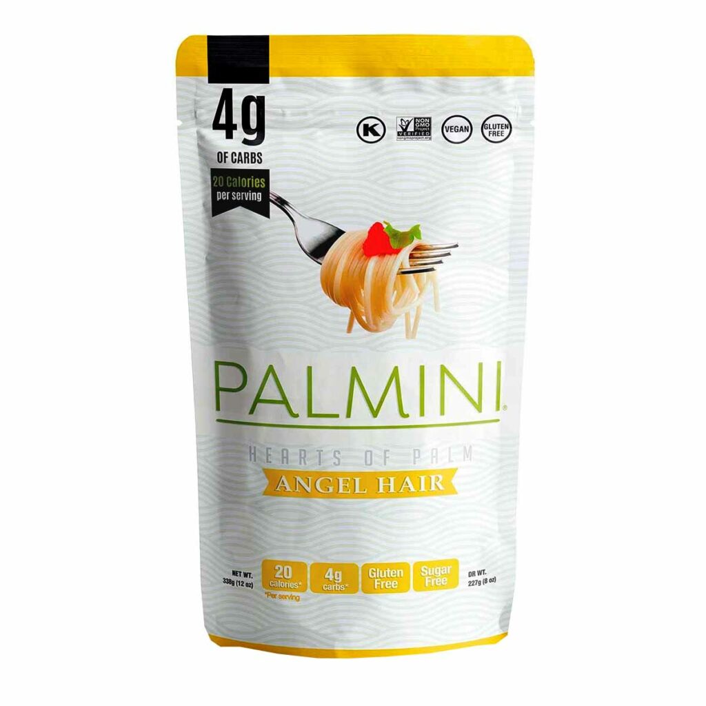 Palmini, Pasta de Palmito, Hearts of Palm Angel Hair, 12 OZ