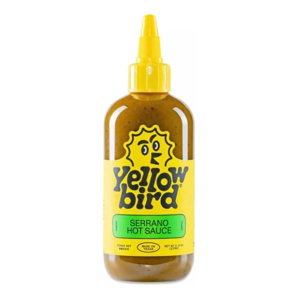 Yellowbird Serrano Hot Sauce, Salsa Picante, 9.8 OZ
