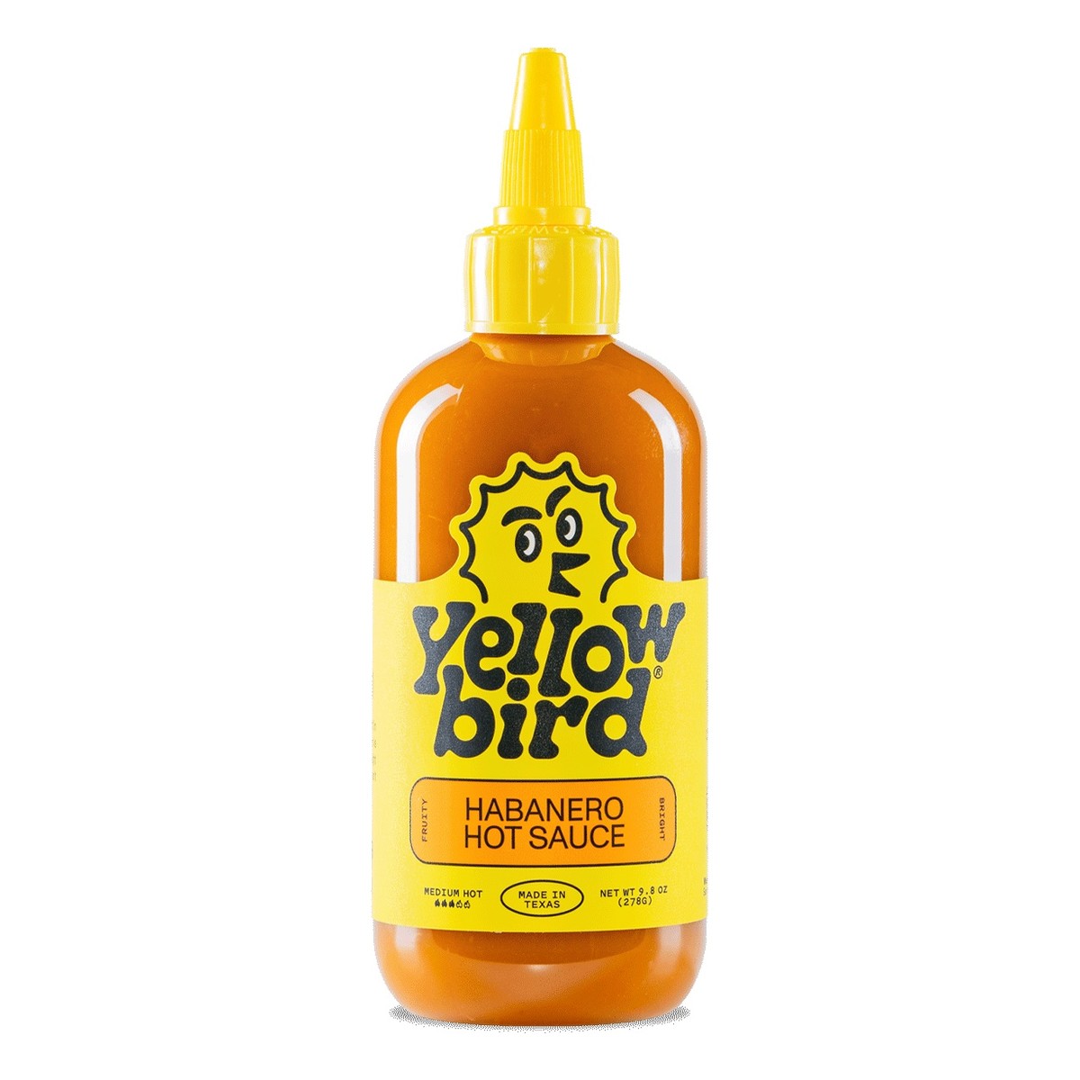 Yellowbird Habanero Hot Sauce, Salsa Picante, 9 Yellowbird Habanero Hot Sauce, Salsa Picante, 9.8 OZ