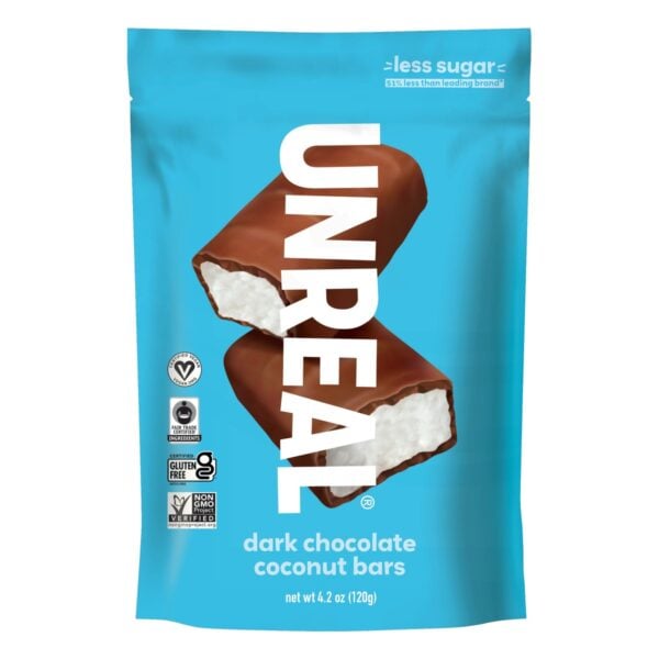 Unreal Dark Chocolate Coconut Bars, 4.2 OZ