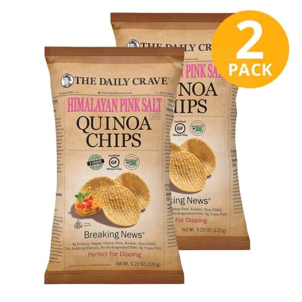 The Daily Crave, Quinoa Chips, 4.25 OZ (Pack de 2)