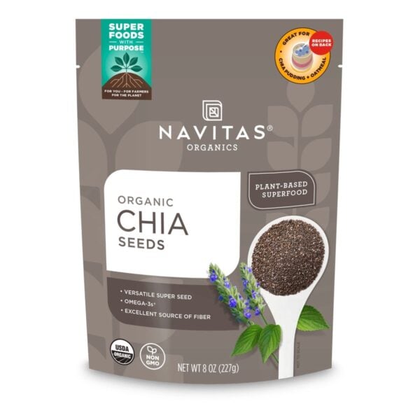 Navitas Organics Chia Seeds, 8 OZ