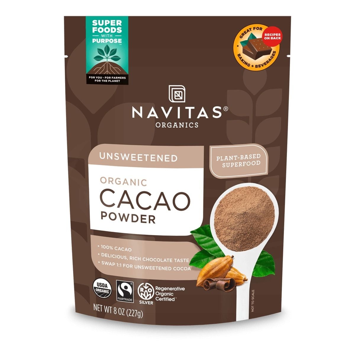 Navitas Organics Cacao Powder, 16 OZ 1 Navitas Organics Cacao Powder, 16 OZ