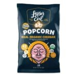 Lesser Evil Organic Popcorn, Real Organic Cheddar, 4.6 OZ