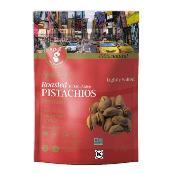 Pistachos Turcos Tostados, Aznut Roasted Salted Turkish Antep Pistachio, 16 OZ
