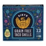 Siete Taco Shells Grain Free, 12 Unidades, 5.5 OZ