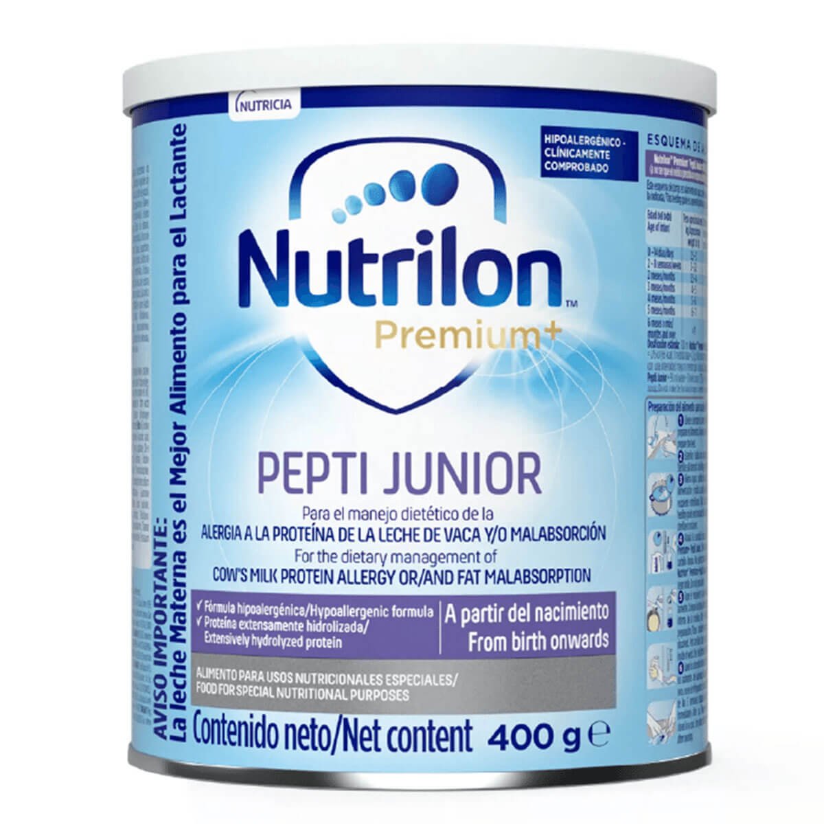 8712400714273 Nutrilon Premium + Pepti Junior, Fórmula Infantil, 400 gr - Imagen 1