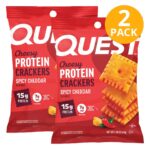 Quest Protein Crackers, Spicy Cheddar, 1.55 OZ (Pack de 2)