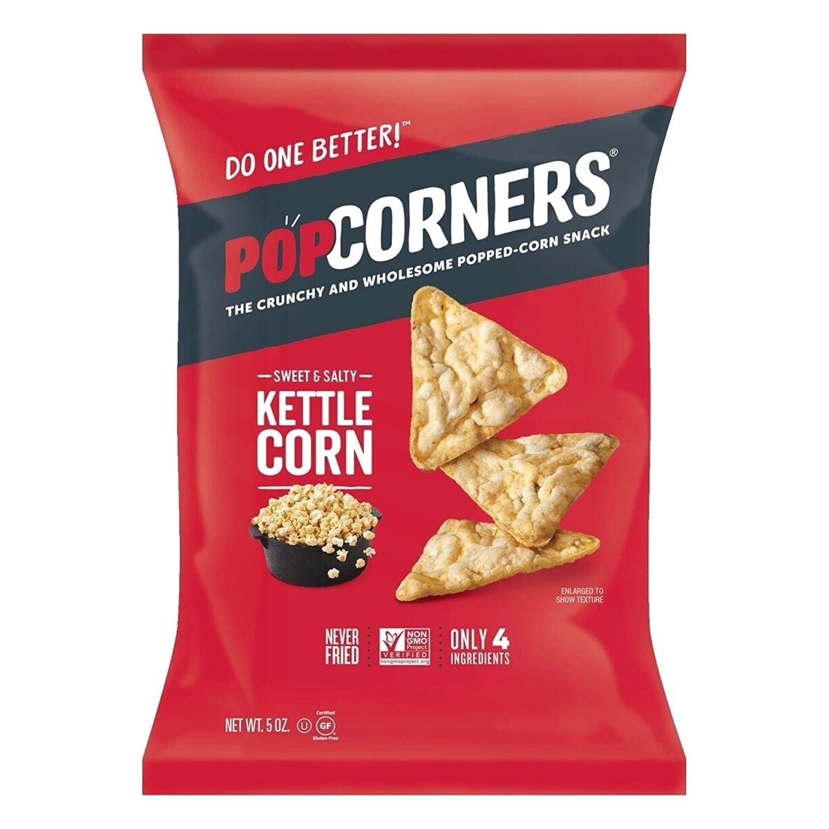 PopCorners Kettle Corn Sweet & Salty, 5 OZ 1 PopCorners Kettle Corn Sweet & Salty, 5 OZ