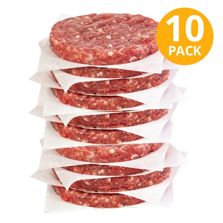 Pretelt Burger Beef Chuck (Hamburguesas), 10 Tortas Carne Angus de 4 OZ Superunico El