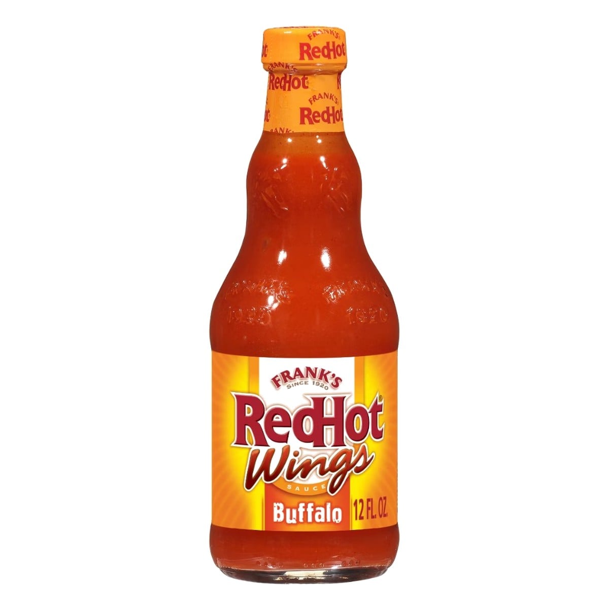 franks_buffalo Frank’s Red Hot Buffalo Wings, Salsa Picante, 12 OZ - Imagen 1