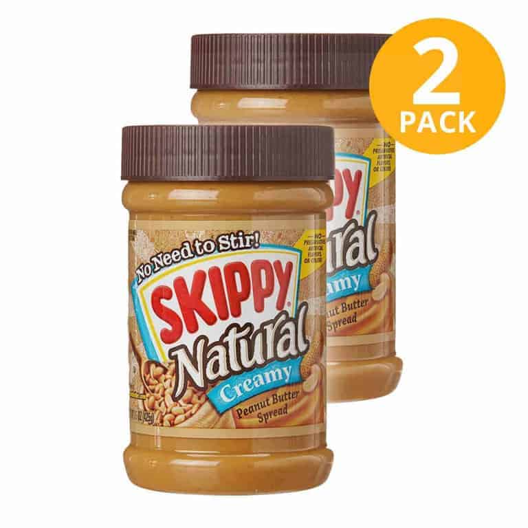 Skippy, Natural Peanut Butter, Mantequilla de Mani, 15 OZ (Pack de 2