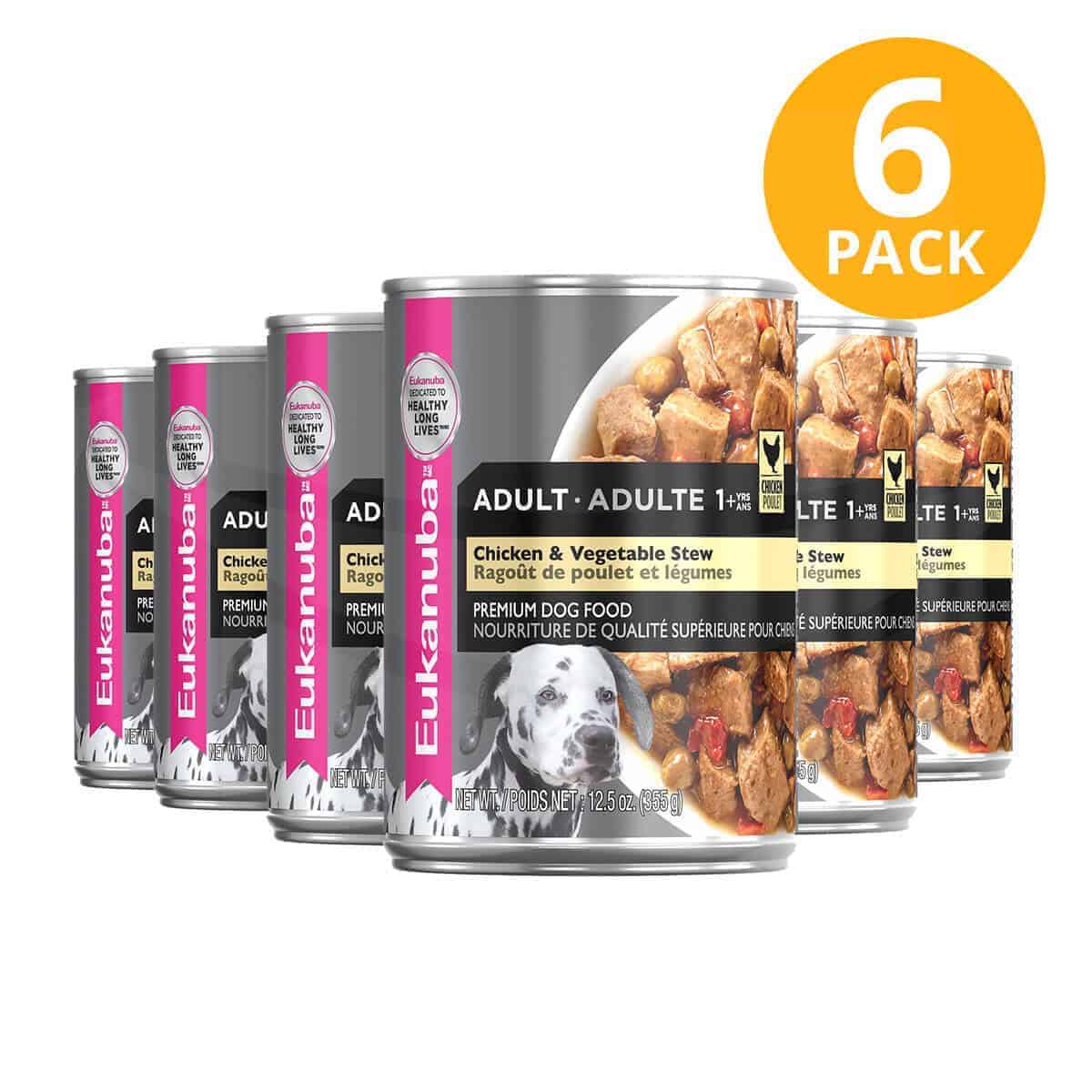 Eukanuba Adult Chicken & Vegetables 12.5 OZ, (Pack de 6)