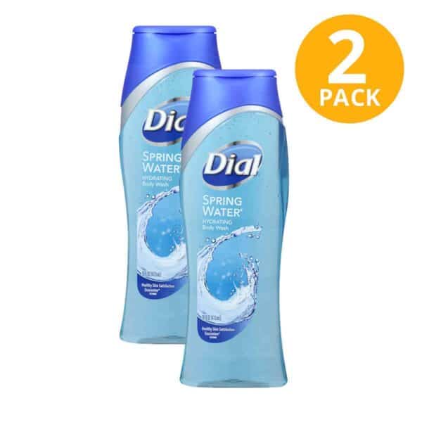 Dial Spring Water Hydrating Body Wash, 16 OZ (Pack de 2)