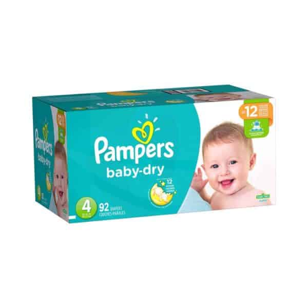 Pampers Baby Dry talla 4 Caja 1/92 pañales