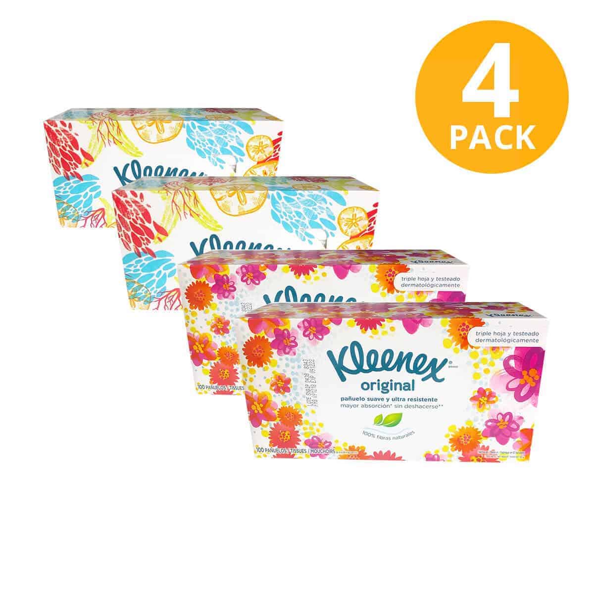 Kleenex Gigante (Pack de 4 x 100)