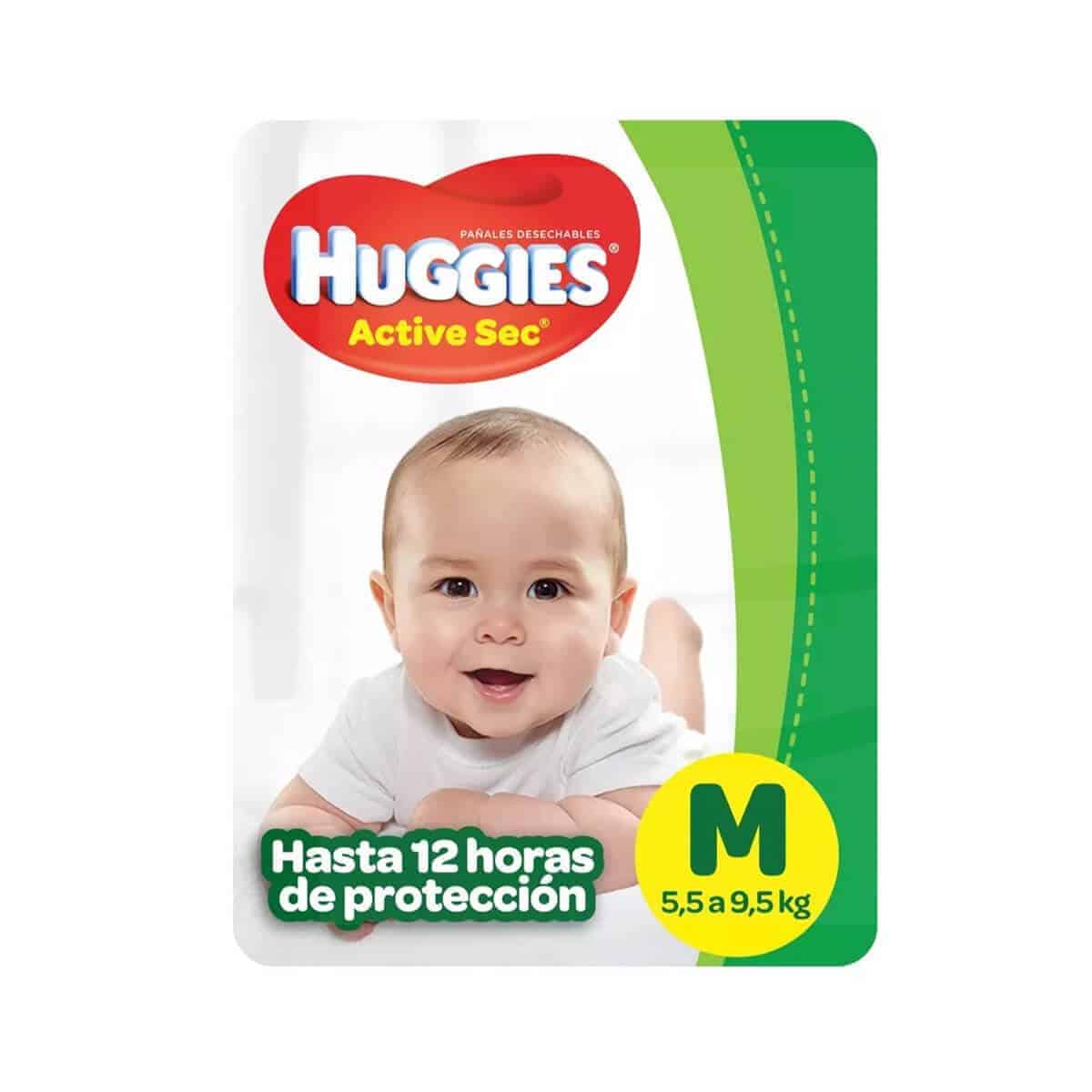 Huggies Active Sec M, 148 Pañales