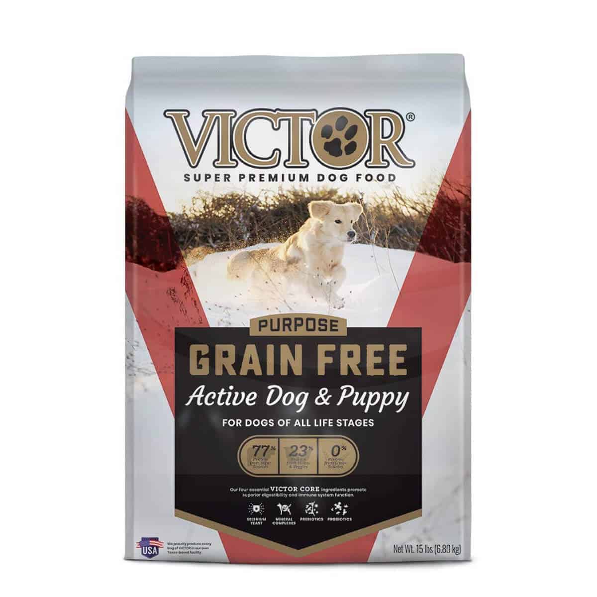 Victor Grain Free Active Dog & Puppy, 15 lb (6.8 kg)