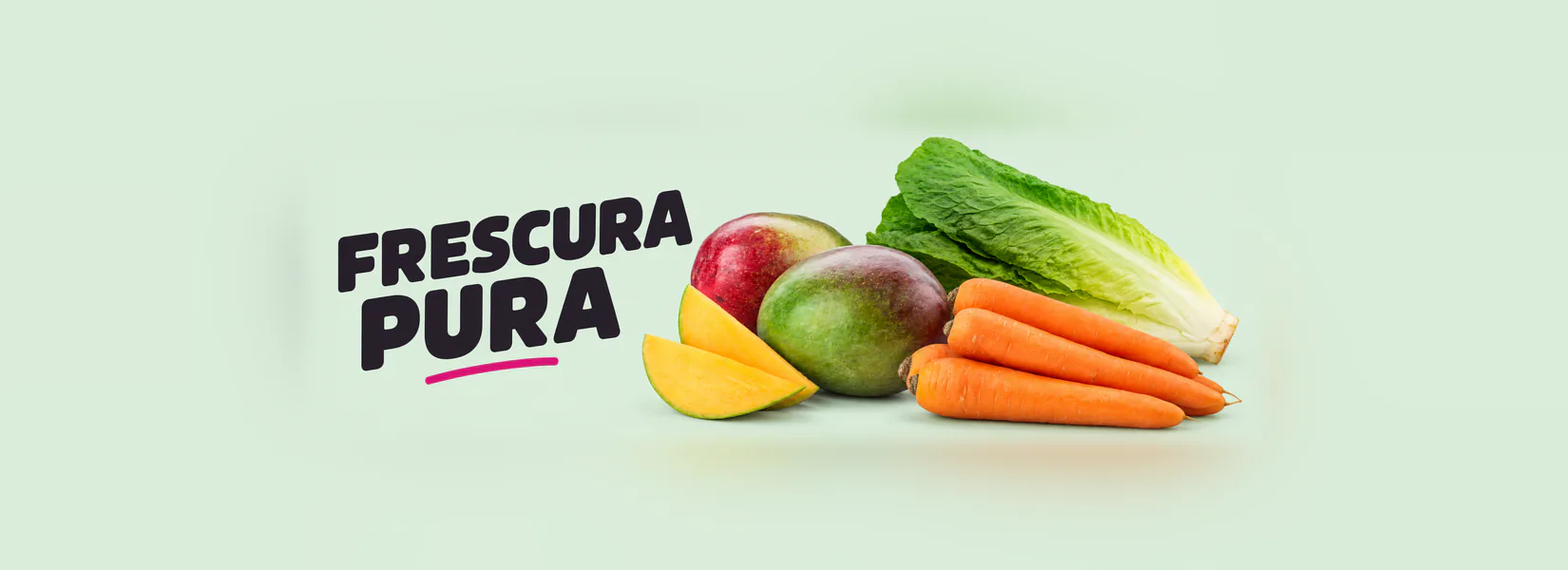 Frescura pura: mango, lechuga y zanahorias