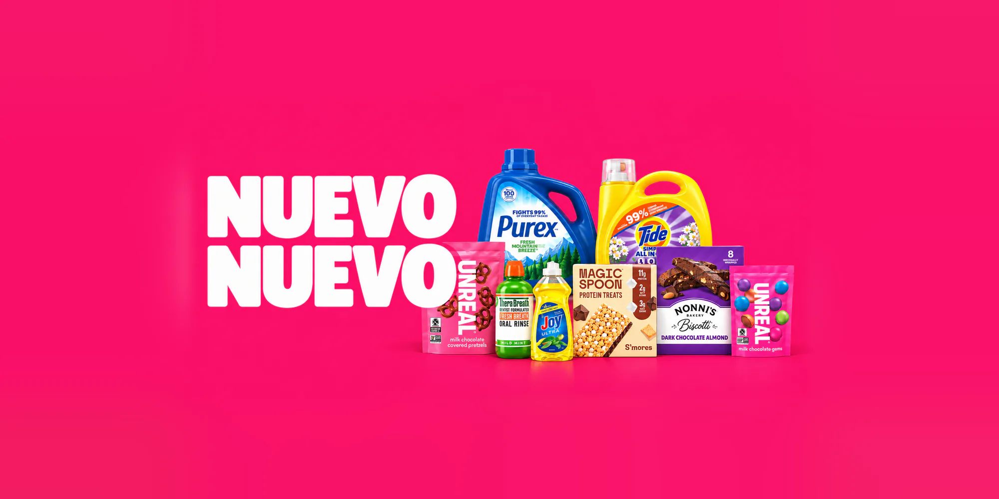 Nuevo nuevo: lo más nuevo en Superunico, Unreal, TheraBreath, Joy, Magic Spoon, Nonni’s, Purex y Tide